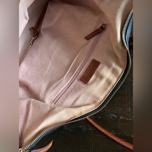 Dooney & Bourke Black Leather Tote Bag - Picture 9 of 15